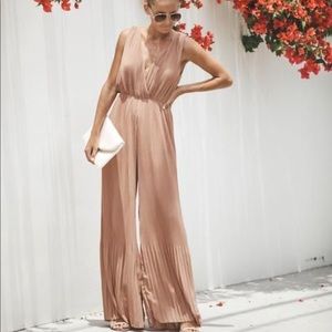 Vici Dark blush jumpsuit